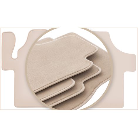 Tappetini beige PREMIUM per: Mercedes Vito II W639 furgone per consegne 2003-2014 (1/5)