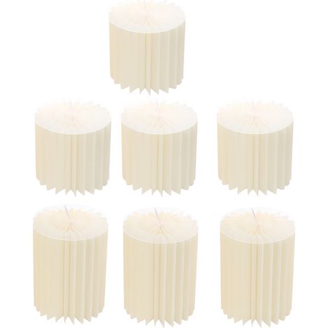 7Pcs faltbare Papier Säule Display steht, runde Zylinder Hochzeit Blume steht, Papier Säule Stand für Hochzeit Dessert Blume (1/5)