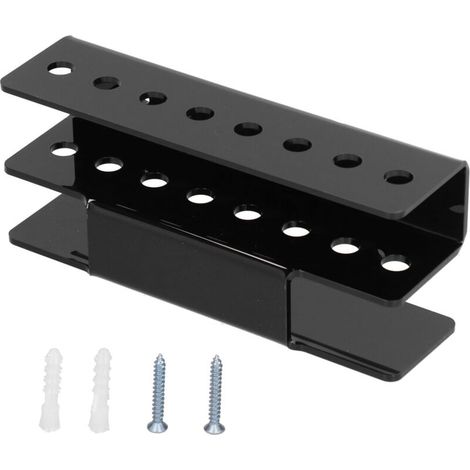 Support Murale Pour Fléchettes - Acrylique Noir - Fixation Murale Avec Pieds Antidérapants - Capacité 8 Fléchettes - 1 Pièce (1/5)
