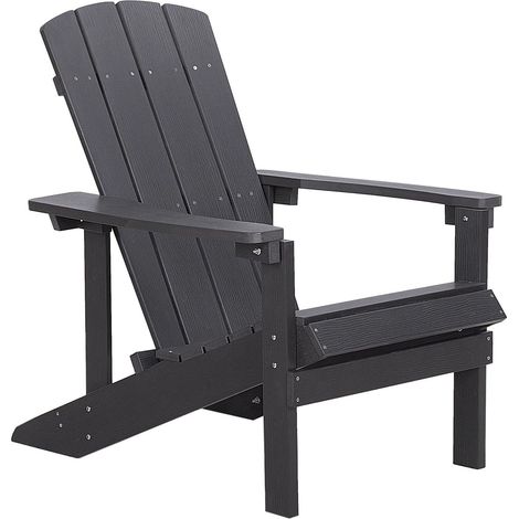 Gartenstuhl ADIRONDACK Dunkelgrau (1/5)