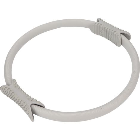 Anneau de Pilates pour exercices de résistance, cercle de Pilates avec poignées rembourrées en mousse, gris (1/5)