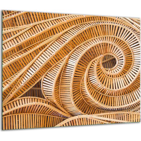 PLAQUE DE PROTECTION EN VERRE POUR POÊLE 60x52 BOIS (1/5)