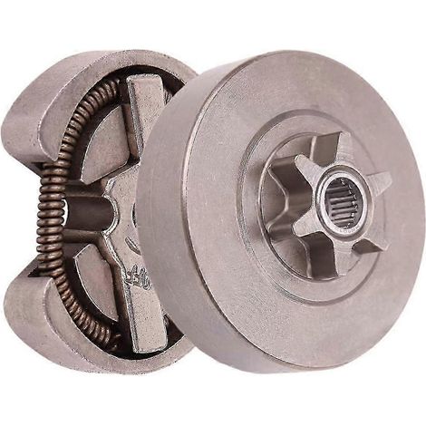 Kit d'assemblage de tambour d'embrayage avec pignon droit 3/8-6T pour Husqvarna 120 36 (1/4)