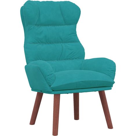 Maison Exclusive - fauteuil Turquoise 69 x 74 x 93 cm Velours (1/5)
