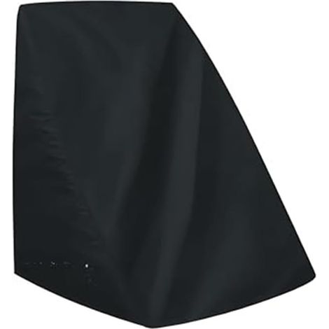 Housses imperméables pour meubles de jardin - 66 x 63 x 86 cm - Noir - Protection anti-poussière pour ensembles de cubes en rotin (1/5)