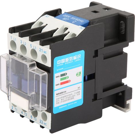 Contacteur électrique industriel haute sensibilité CJX2-1801, 220 V, 18 A (1/5)