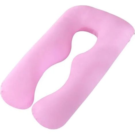 Oreiller Grossesse Forme U - Soutien Corps Complet - Housse Amovible Fermeture Eclair - Lavable - Pour Sommeil et Repos Pendant Grossesse - 1 Pièce