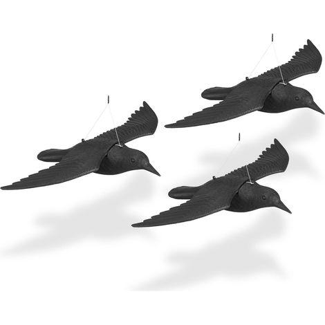 Vogelscheuche krahe 3er set 8