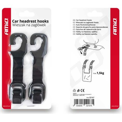 Supports d'appuie-tête de siège auto AMIO-02167 (1/2)