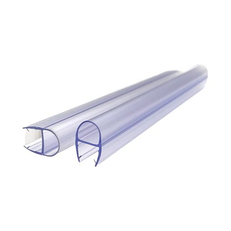 Joint de douche de rechange 100 cm - Pour porte en verre de 8mm d'épaisseur - Avec déflecteur d'eau