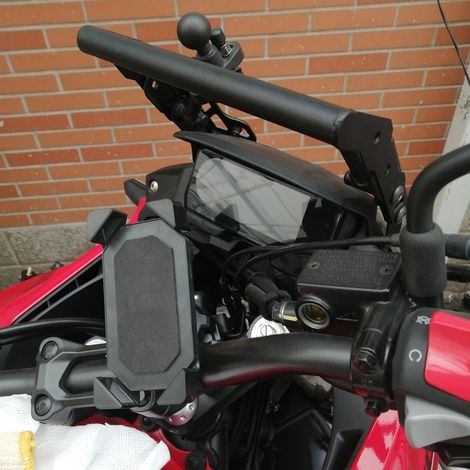 Support de téléphone portable pour GPS de moto compatible avec CB500X 2017-2019 (1/5)