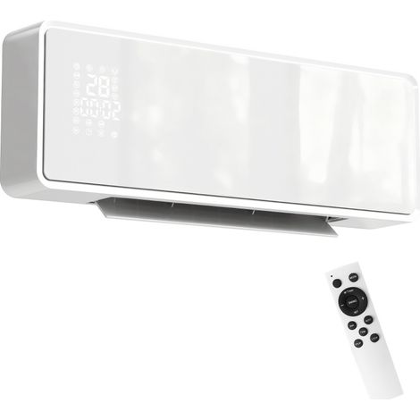 Termoventilatore murale ceramico 2000 W bianco con timer - CHICFURN (1/5)