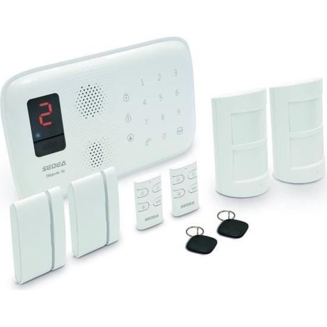 SEDEA Pack Alarme maison sans fil Elegante 50-E2