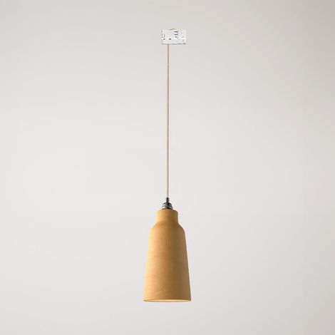 Creative Cables - Candeeiro suspenso com abajur de garrafa e adaptador de calha - lâmpada não incluída