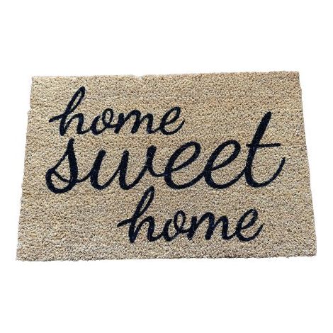 Tapis Coco Home Sweet Home Envers PVC 40x60 cm (1/2)