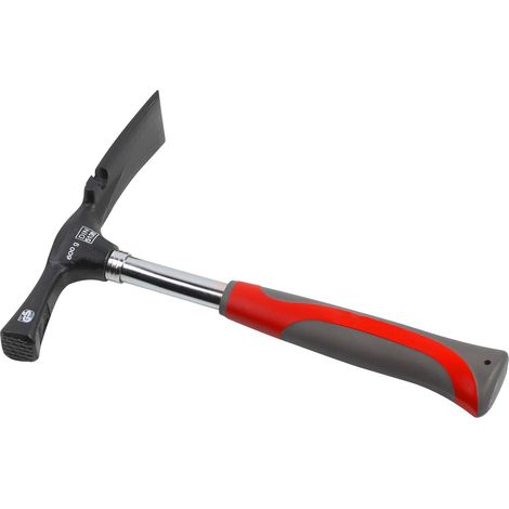 1 - Marteau De Maçon - Outil De Frappe - Forme Berlin Avec Poignée 2 Composants Et Tête Polie Pour Travaux De Construction - Noir - 600 G