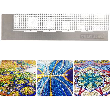 Règle magnétique pour diamants de peinture, outil de placement précis pour DIY (400 trous) (1/3)