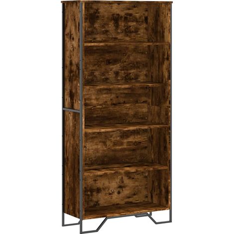 Maison Exclusive - Estantería madera ingeniería color roble ahuma