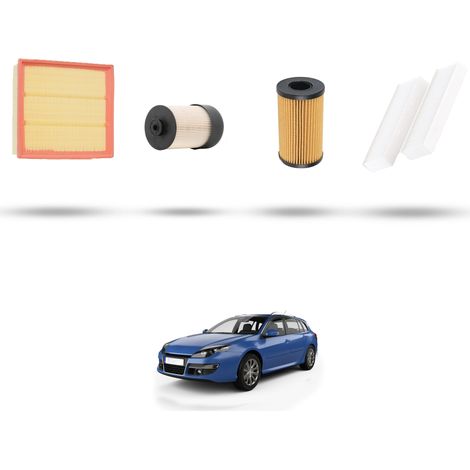 Kit tagliando 4 filtri compatibile con Renault Laguna III 2.0 dCI 127kw dal 2007 (1/5)