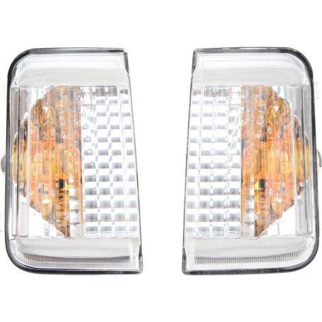 Couvercle de rétroviseur latéral 6325.H0, couvercle d'objectif de lampe indicateur de rétroviseur latéral pour Fiat Ducato 2006 à 2023 (1/5)