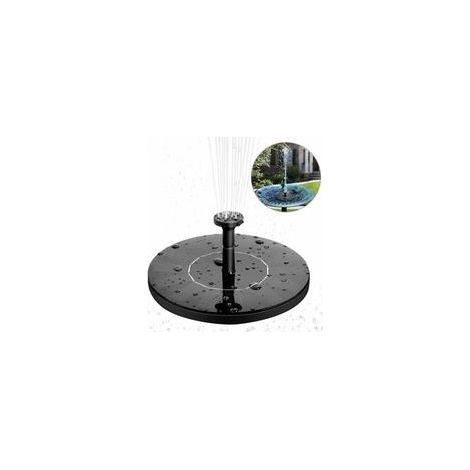 Solarbrunnenpumpe, 1,4 W monokristalline Solarwasserpumpe, benutzerfreundlicher Schwimmbrunnen, Solarbrunnenpumpe für Garten, Terrasse, Vogelhaus, Teich, Pool und Wasserspiele (1/5)