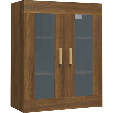 Maison Exclusive - Armadietto Pensile a Parete Rovere Marrone 69,5x34x90 cm
