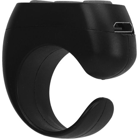 Aplicación de control remoto Bluetooth para pasar páginas, control remoto del teléfono, tono de llamada, lector de novelas, reloj de TV, dispositivo ZL 03 negro (1/5)