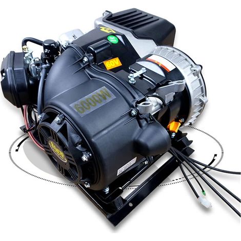 Générateur de véhicule électrique Automatique 60V 72V 6KW Conversion de fréquence muette Double Refroidissement générateur électrique sans Huile (Color : Type, Size : 72V 5KW) (1/5)