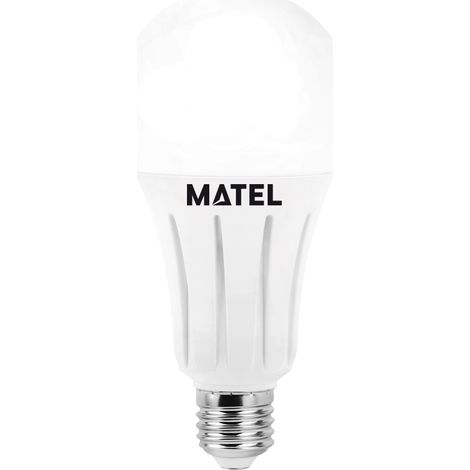 Ampoule LED froide 24w en aluminium matel e27 standard (1/2)