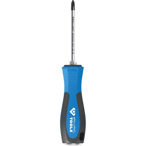 BRILLIANT TOOLS BT031023 Giravite a croce con calotta di percussione, PH1 x 80 mm [Powered by KS TOOLS] (1/3)