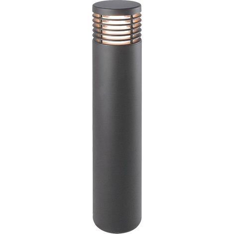 Borne Extérieure LED D120 50cm 10W Graphite Zambelis - Blanc chaud - 3000K (1/2)