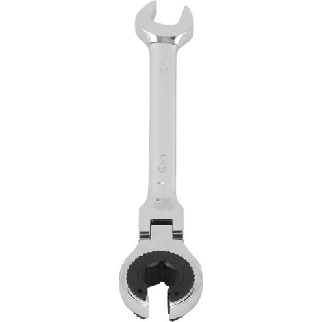 Clé à tuyau frein 12mm acier Cr V clé à rochet ouvert tuyauterie carburant clim flexible 1 pièce (1/5)