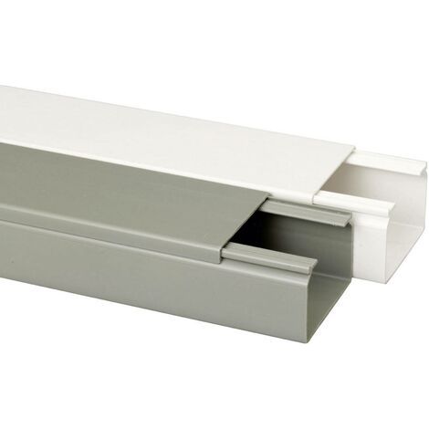 Heidemann 09982 Kabelkanal weiß 2000x60x40 mm (1/2)