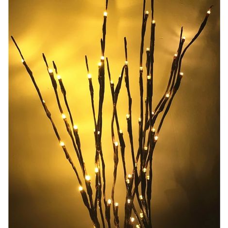 Branches décoratives avec lumières, LED, USB, multicolore, éclairage doux et agréable, économie d'énergie