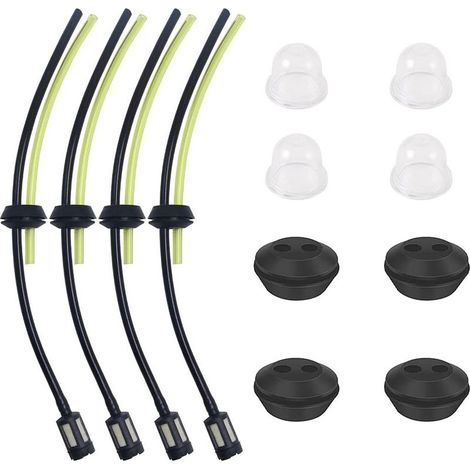4x Universal-Kraftstoffschlauch-Set – Filter + Schlauch + Primerpumpe – Für Heckenscheren / Rasenkantenschneider (1/5)