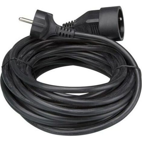 VERLÄNGERUNGSKABEL - 10 m - SCHWARZ - 3G1.5 EC10B RI9514-Crezuo