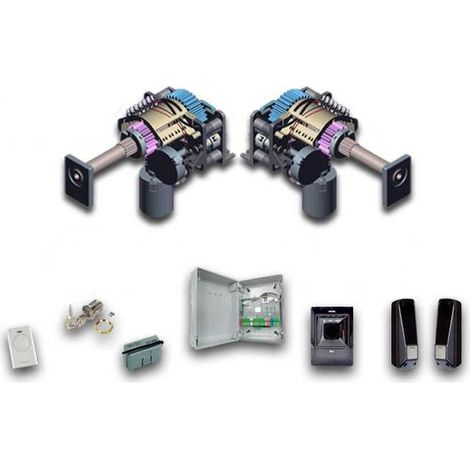 Faac – Kit de motorisation de portail S2500i 104250445 – 24V – Charge jusqu'à 2,5m – Technologie Safe Zone et Green Tech (1/5)
