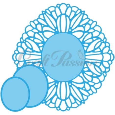 Set di fustelle per centrini traforati ovali - Craft Passion (1/2)