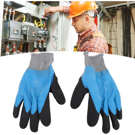Isolierhandschuhe, Hochspannungsschutz für professionelle Elektriker, dünnes Modell 1000V, Niederspannungs-Gummihandschuhe 380V 10kV für Arbeiten unter Spannung. (1/5)