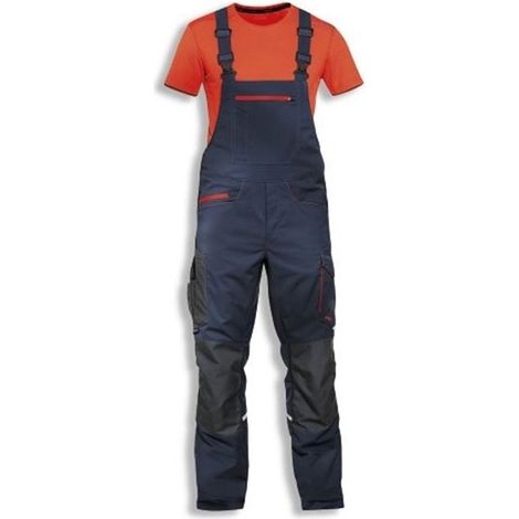 Uvex Suxxeed 8898 Herren-Arbeitshose - Blaue Männer-Latzhose: 46 (1/2)