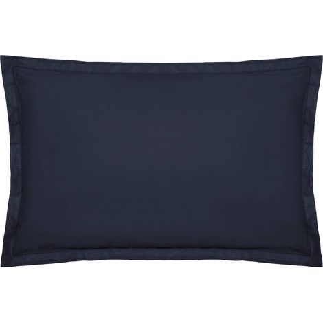 Kopfkissenbezug aus Baumwolle - tintenblau 50x70 cm