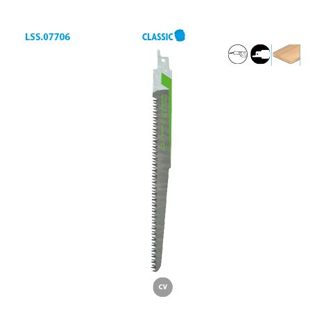 Leman - 5 Lame de scie Sabre / 210mm Pas 2,5mm Denture Speciale Menuiserie (1/2)