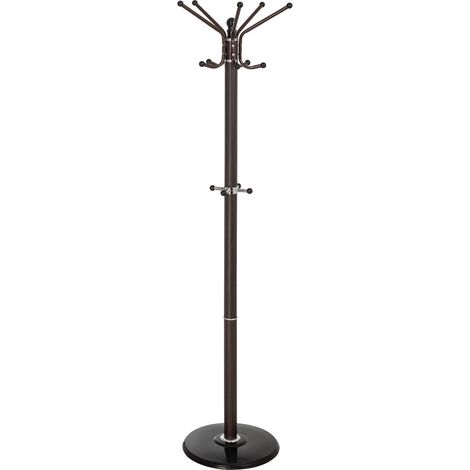 Perchero de metal con 5 ganchos D36x174h cm