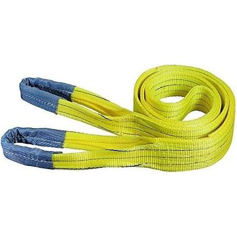 Élingues de levage Vigor Jaune Capacité 3 tonnes 90 mm 6 m