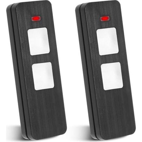 Télécommande 868 MHz à 2 canaux pour portes de garage – Compatible avec modèles SOMloq2, 4018V000, 4015862001900, S10019-00001 – Lot de 2 (1/5)