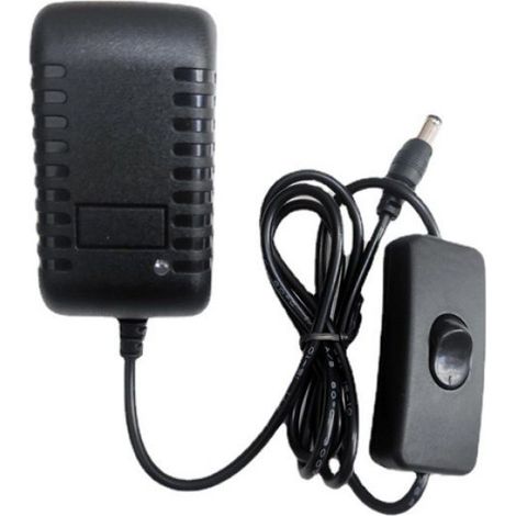 Adaptateur Chargeur Universel Embout 5.5mm2.5mm Avec Interrupteur 12V 2A (1/2)