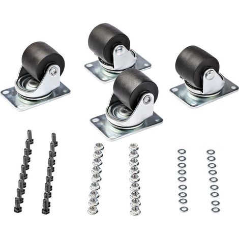 Rotelle startech robuste 50 mm capacità 250 kg (1/3)