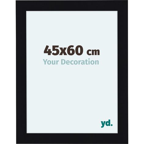 yd. - Cadre photo 45x60 - Noir Brillant - MDF - Como (1/5)