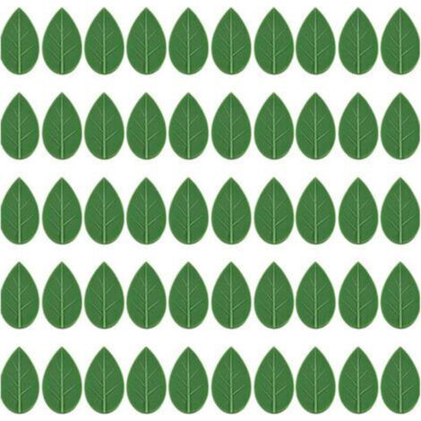 Clip pour plantes Fixation pour plantes grimpantes Clip de fixation pour carré autocollant 50 pièces Guazhuni（vert）