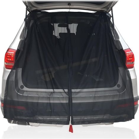 Moskitonetz für die Hecktür von Lieferwagen, Sonnenschutzvorhänge für die Heckklappe von Autos, schwarzes Insektennetz aus Netzgewebe, magnetisches Moskitonetz für Wohnwagen und Wohnmobile.